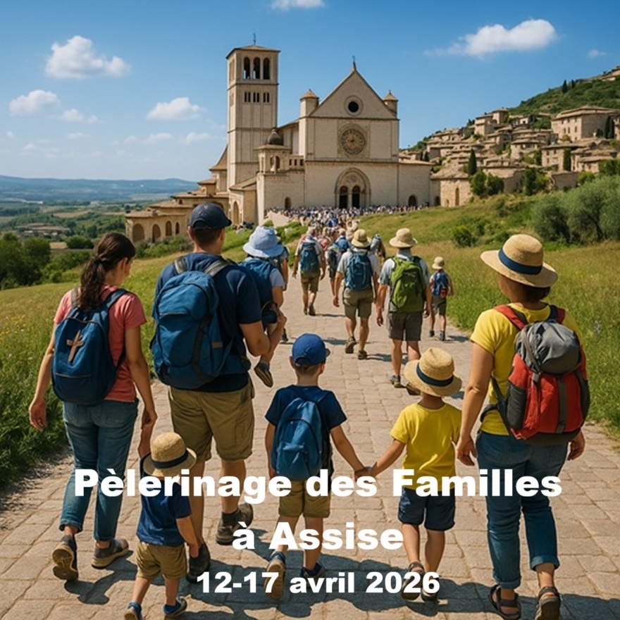 Pèlerinage des familles à Assise